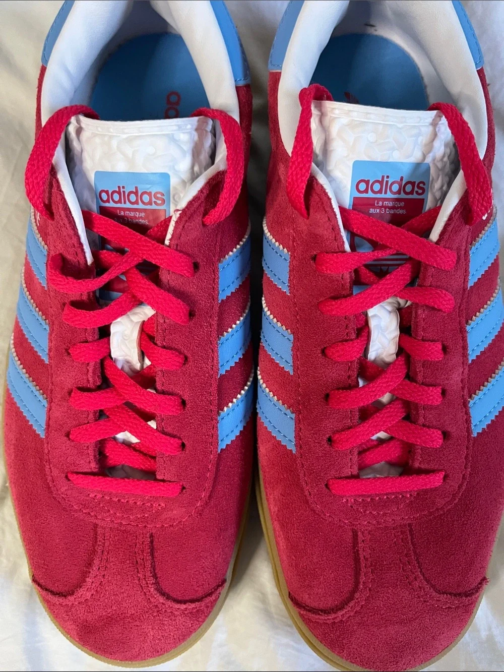adidas Gazelle Bold Active Pink Blue Burst (Women's) size 7-7.5
